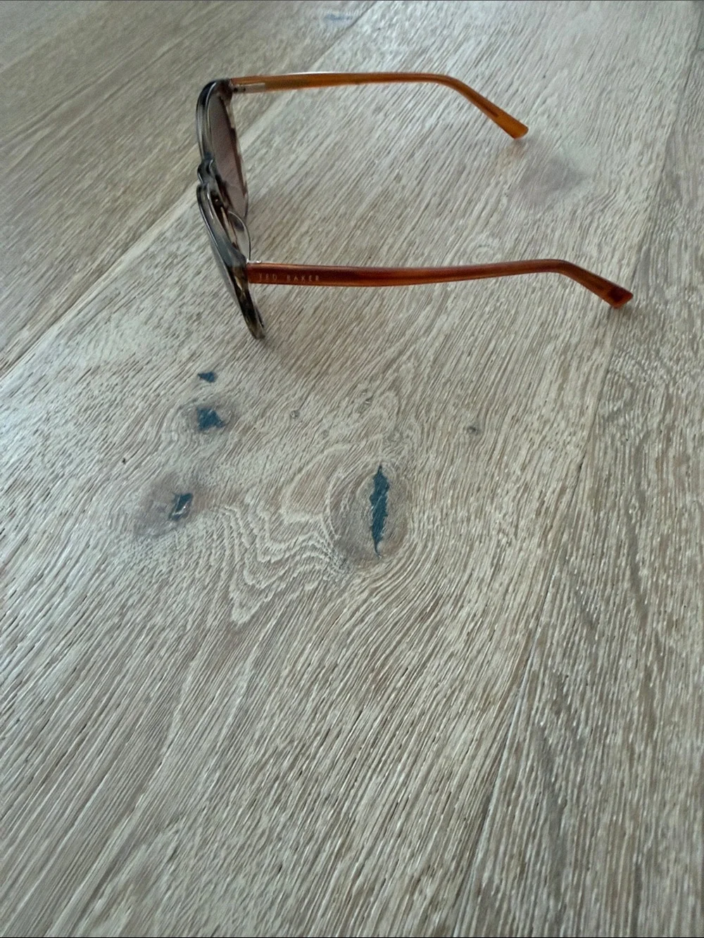 Ted Baker Brown Round Sunglasses